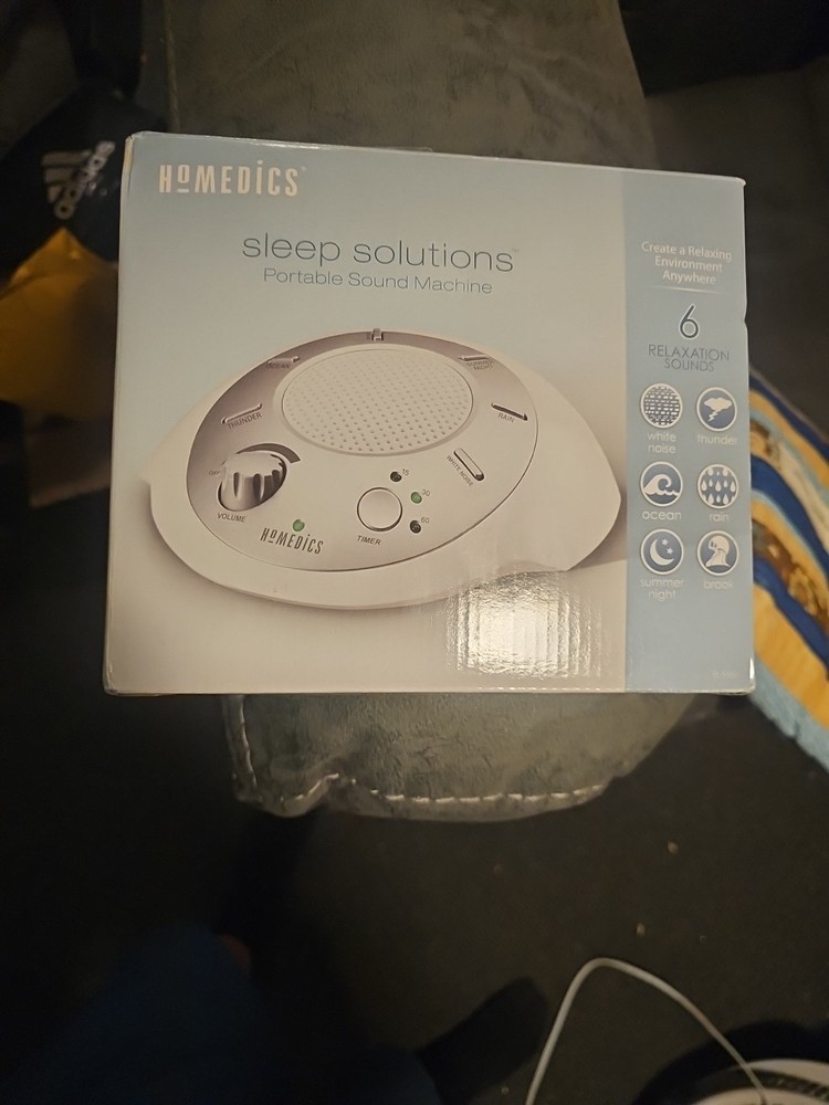 Sleep Solutions Portable Sound Machine By HoMedics