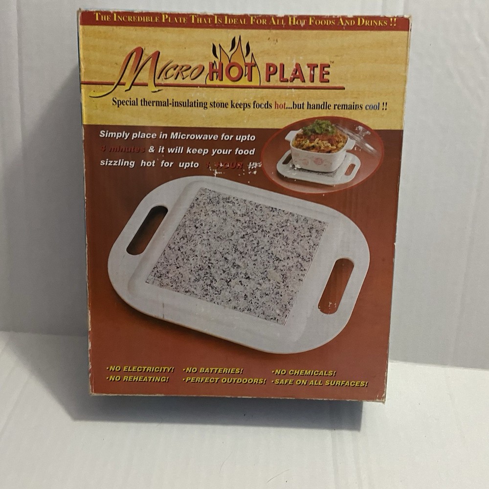 Vintage The Micro Hot Plate New Open Box