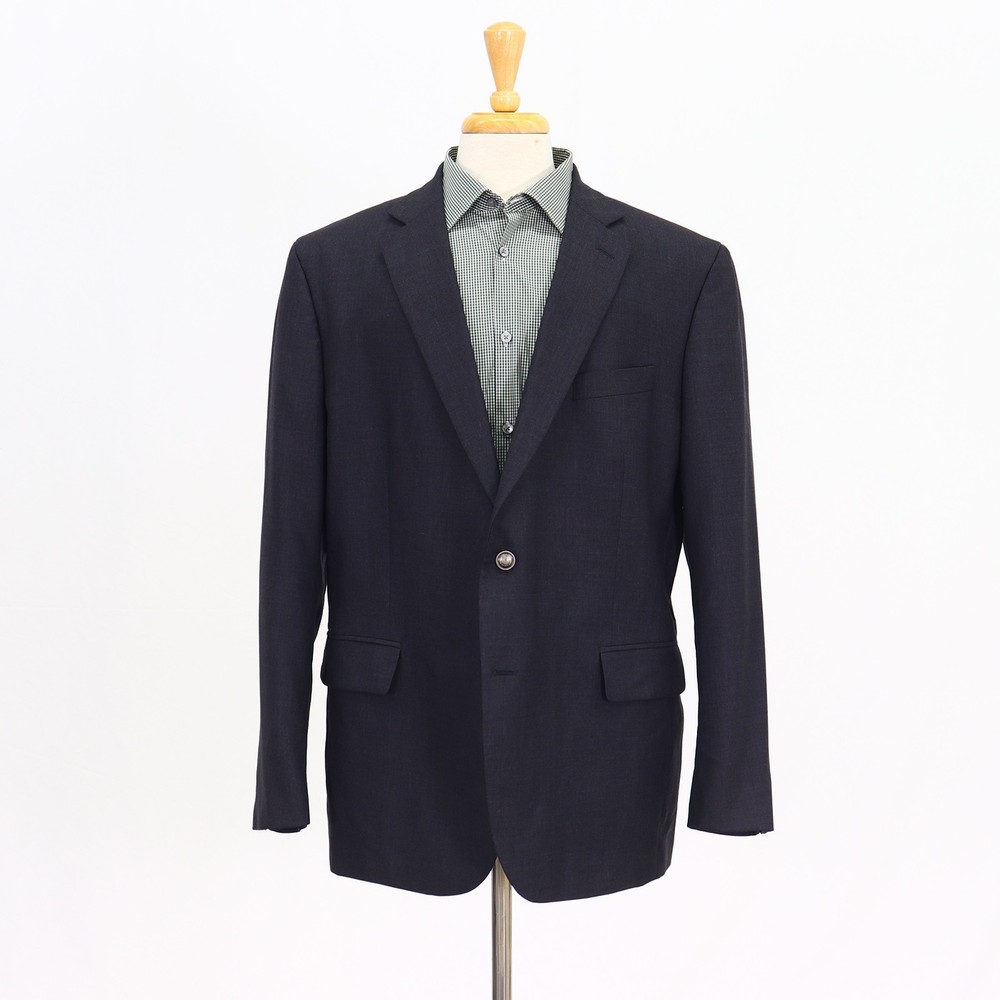 Stafford 48R Gray Sport Coat Blazer Jacket Solid 2B Wool