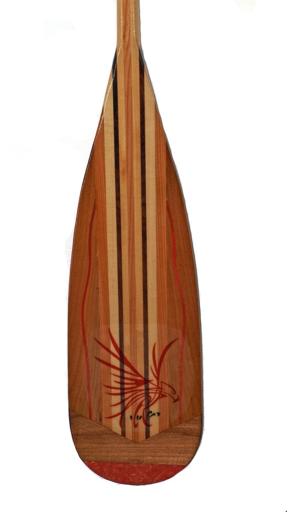 59" Handcrafted Beavertail style canoe paddle