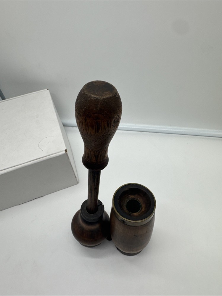 Antique Wine Bottle Hinged Cork Driver.