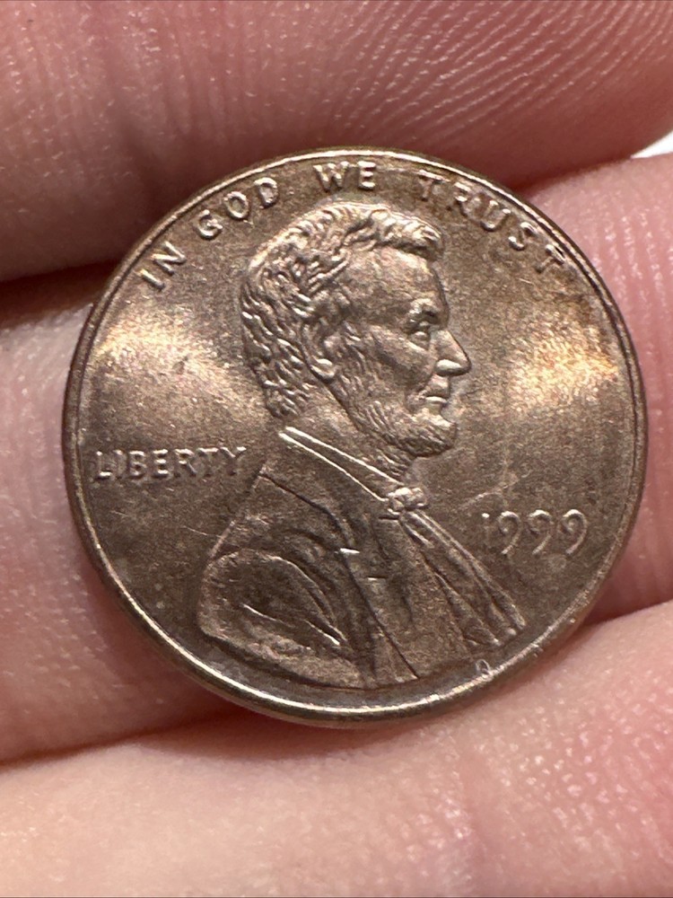 1999 Penny, No Mint Mark, Misstamp