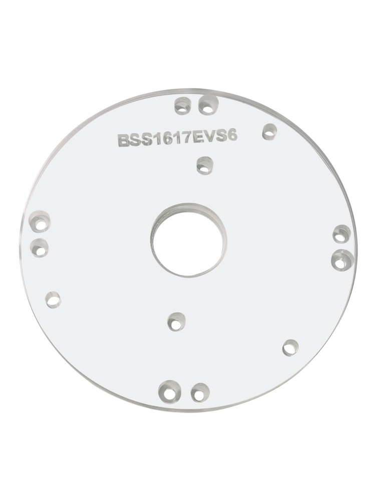 3/8" Thick 6" Circle Baseplate with bushing compatilility for Bosch 1617EVS