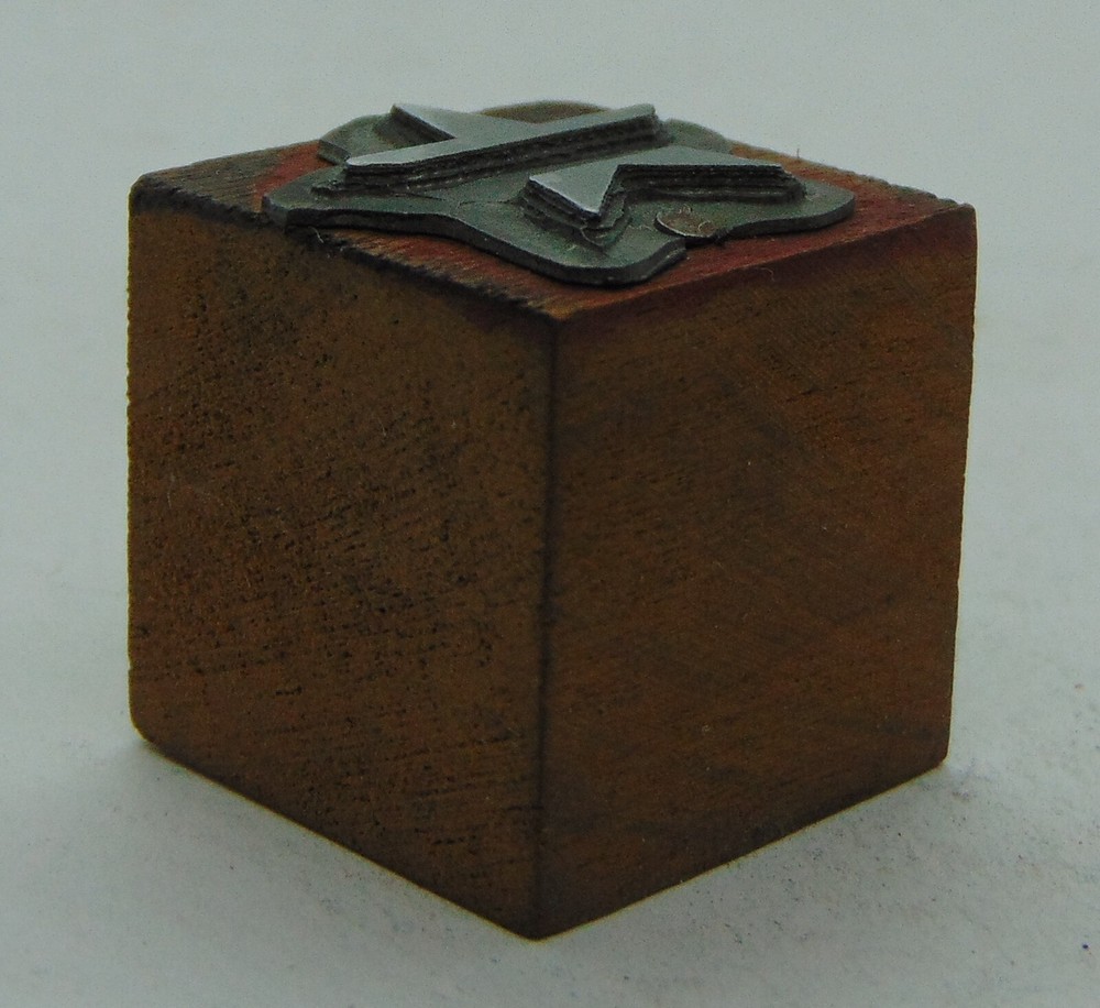 Printing Letterpress Printers Block Star With a Gap