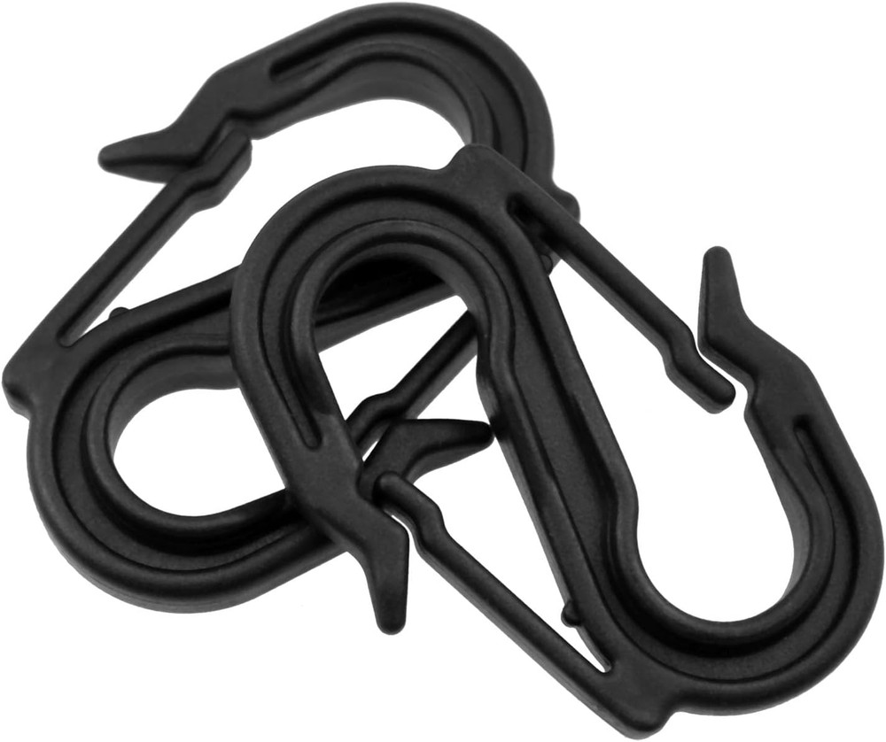Double-Ended S-Shaped Plastic Hook Plastic Hanging Hooks Outdoor Tent S-Type ...