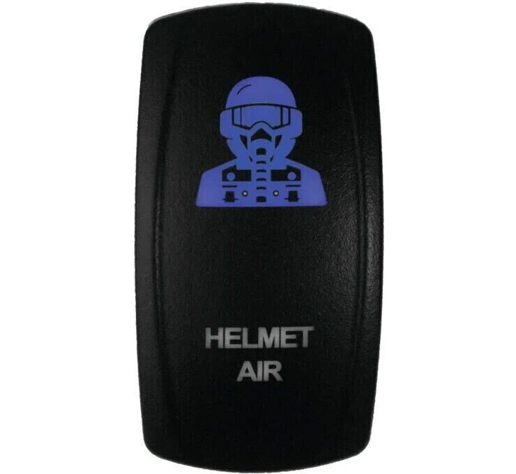 DragonFire Lighted Helmet Air On/Off Switch Blue 522616