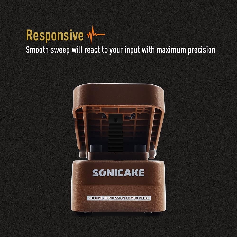 2-in-1 Vexpress Mini Pedal: Volume & Expression Control for Diverse Instruments