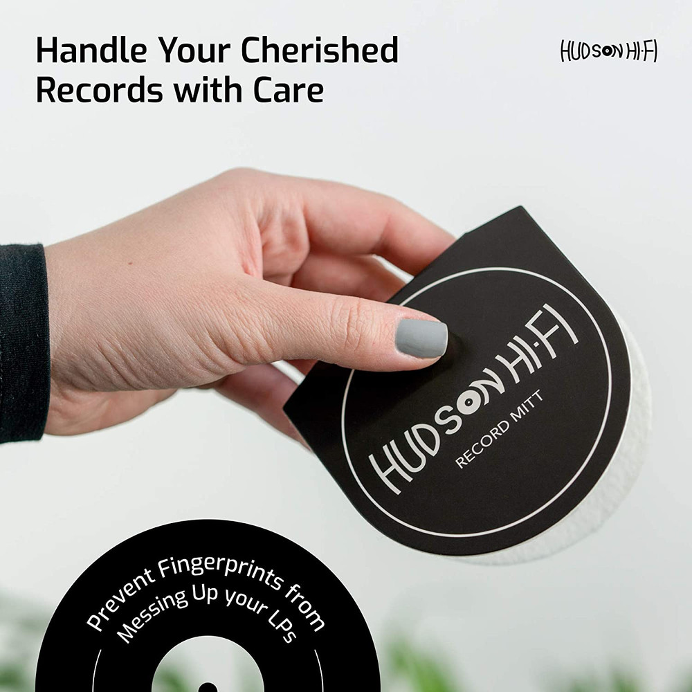 3 Pack Record Mitt anti Static Record Cleaner & Handler - Record Player Accessor
