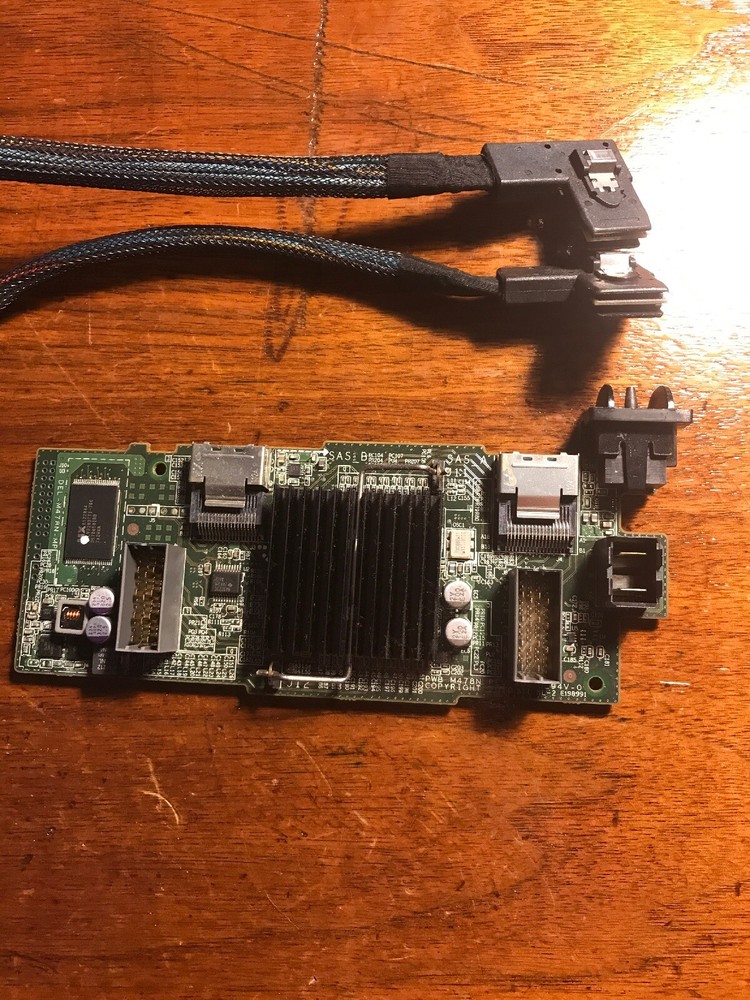 Dell 06V580 PowerEdge Dual SAS Server Module With Cables