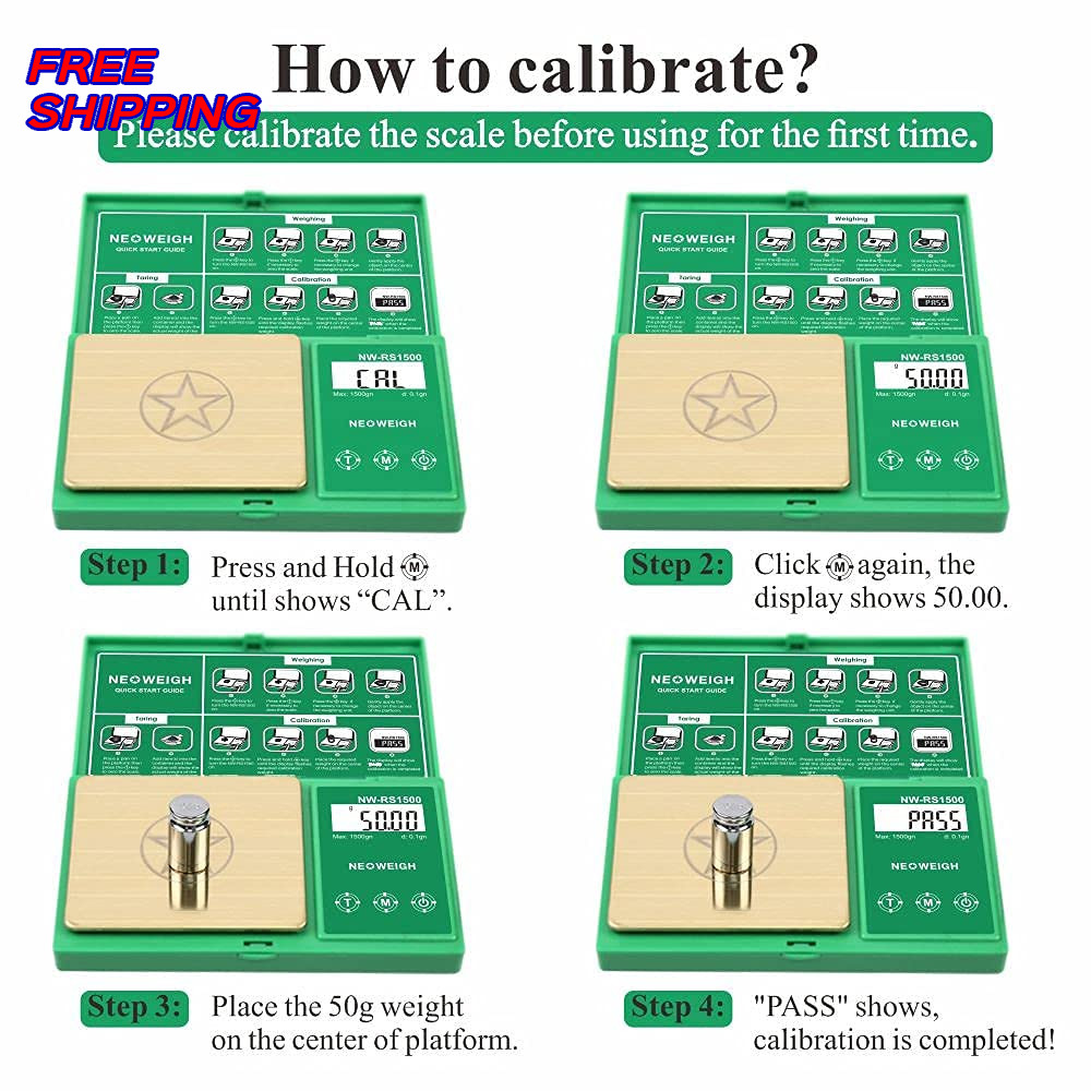 Reloading Scale Powder Scale for Reloading 1500 Grains x 0.1 gn Digital Powder
