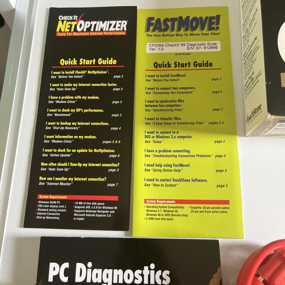 Check It 98 Professional PC Software for windows 95/98