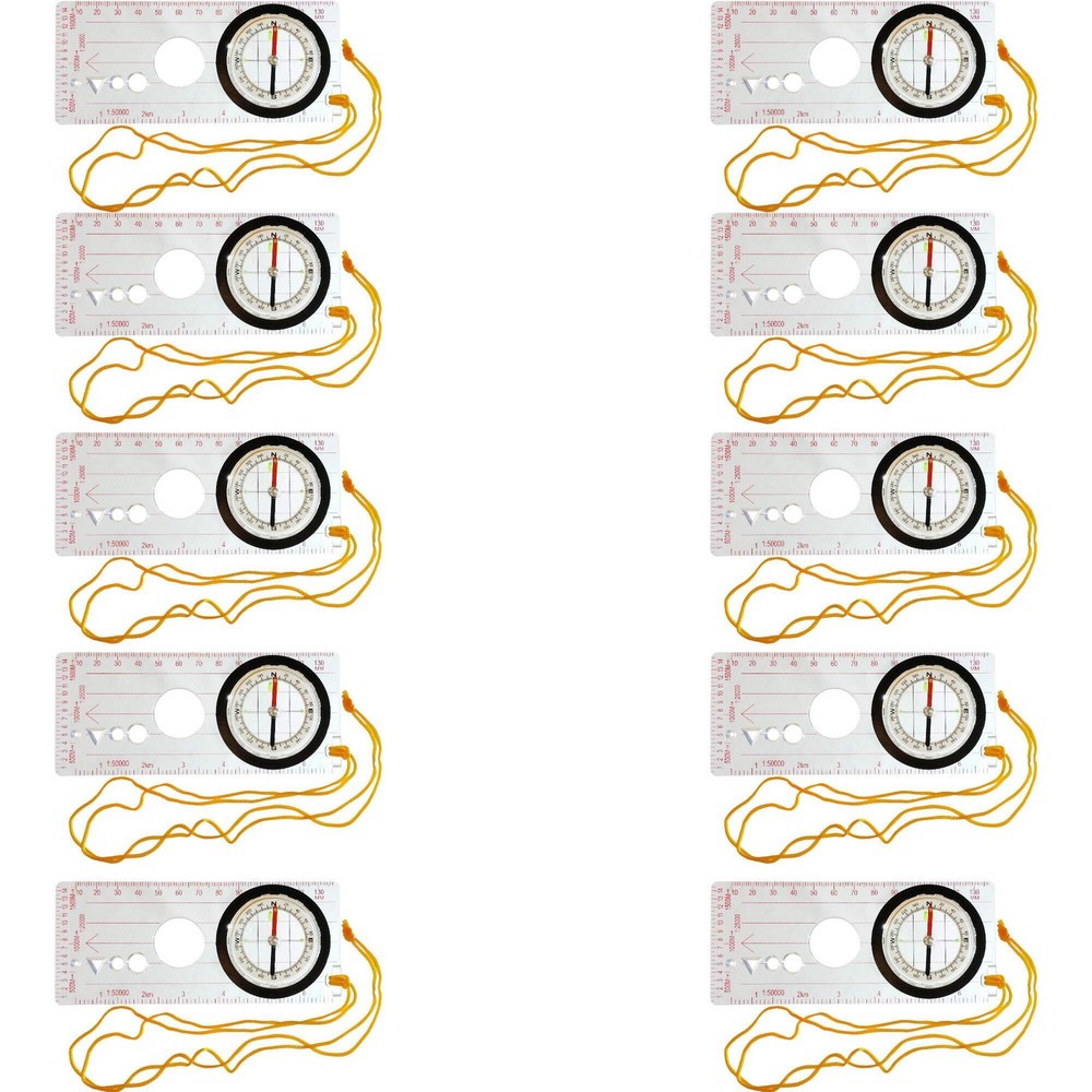 Compass, Orienteering, Pack of 10