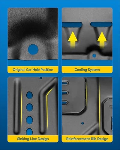 Engine Splash Shield Front Lower Engine Case Guard Under Car Shield Cover fit