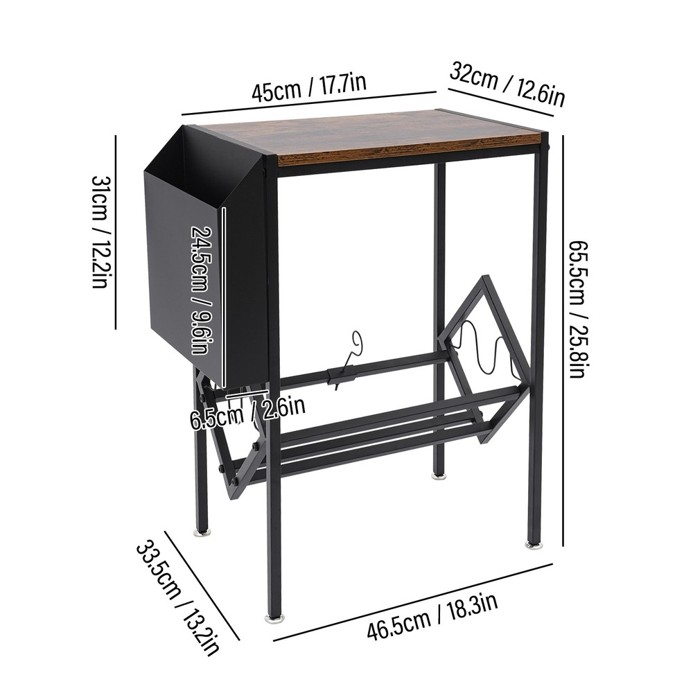 Modern Large Record Storage Rack Double Record Rack, Floor-standing Record Rack