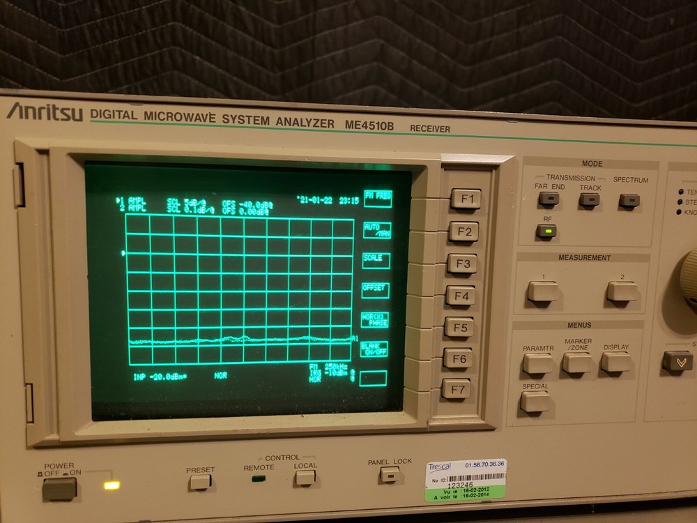 Anritsu ME4510B Digital Microwave System Analyzer Receiver & Transmitter Working