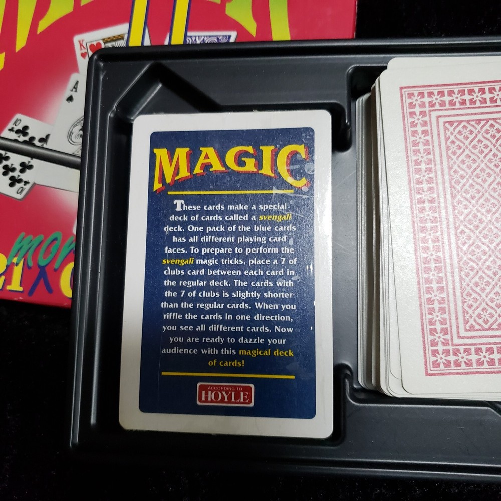 Hoyle Magic II 21 More Card Tricks 1996 COMPLETE