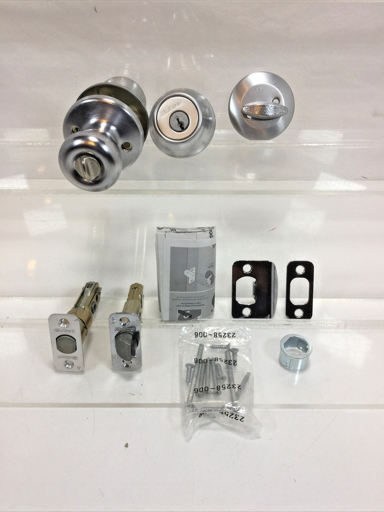 Kwikset 690T 26D CP CODE K6 BBPKG Combo Pack Single Cyl TYLO Satin Chrome e60