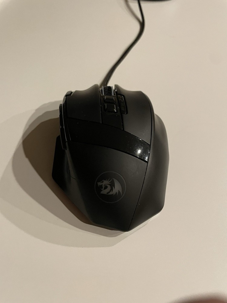 Redragon Wired Optical Gaming Mouse Black Ergonomic 8 Programmable Buttons