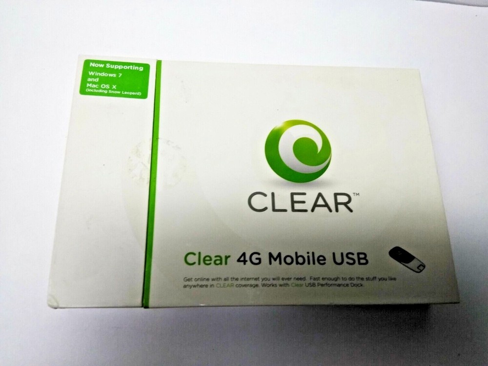 CLEAR 4G Wireless Router WiFi Mobile Modem USB Dongle - NEEDS PROGRAMMING