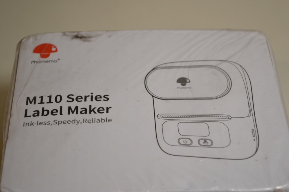 Phomemo M110 Label Maker Machine Thermal Bluetooth Label Barcode Printer PINK