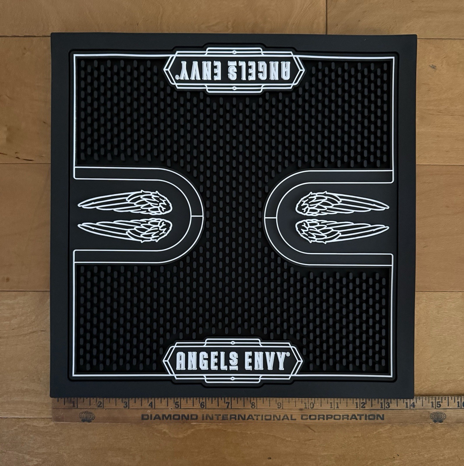 ANGELS ENVY BOURBON RUBBER BAR WAIT STATION SERVICE SPILL MAT LARGE SQUARE
