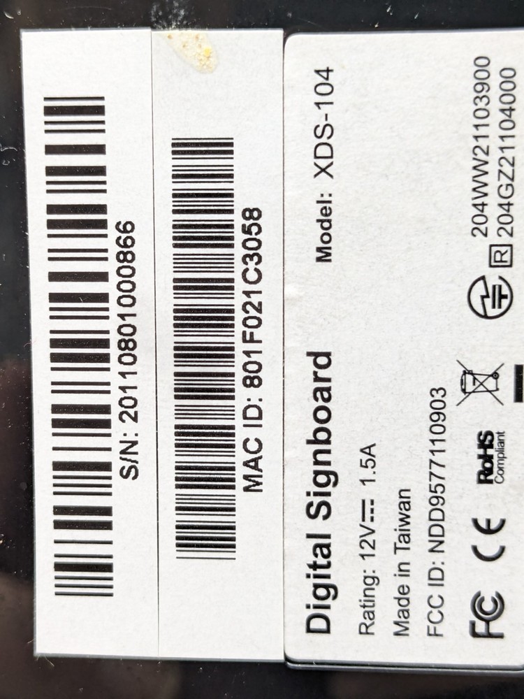 Digital Signboard Model-xds-104