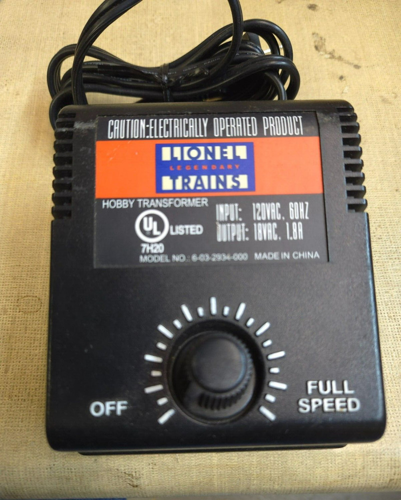 LIONEL  7H20 TRANSFORMER