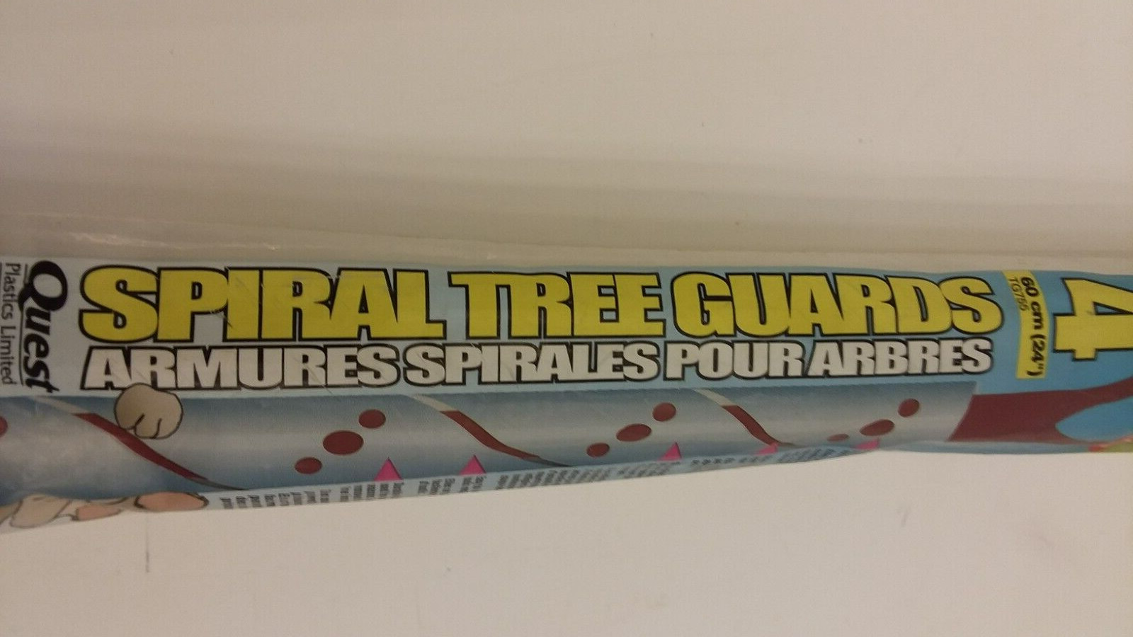 SELECT TG755 SPIRAL TREE GUARD PROTECTOR 24" LONG (PACK OF 4) NIB