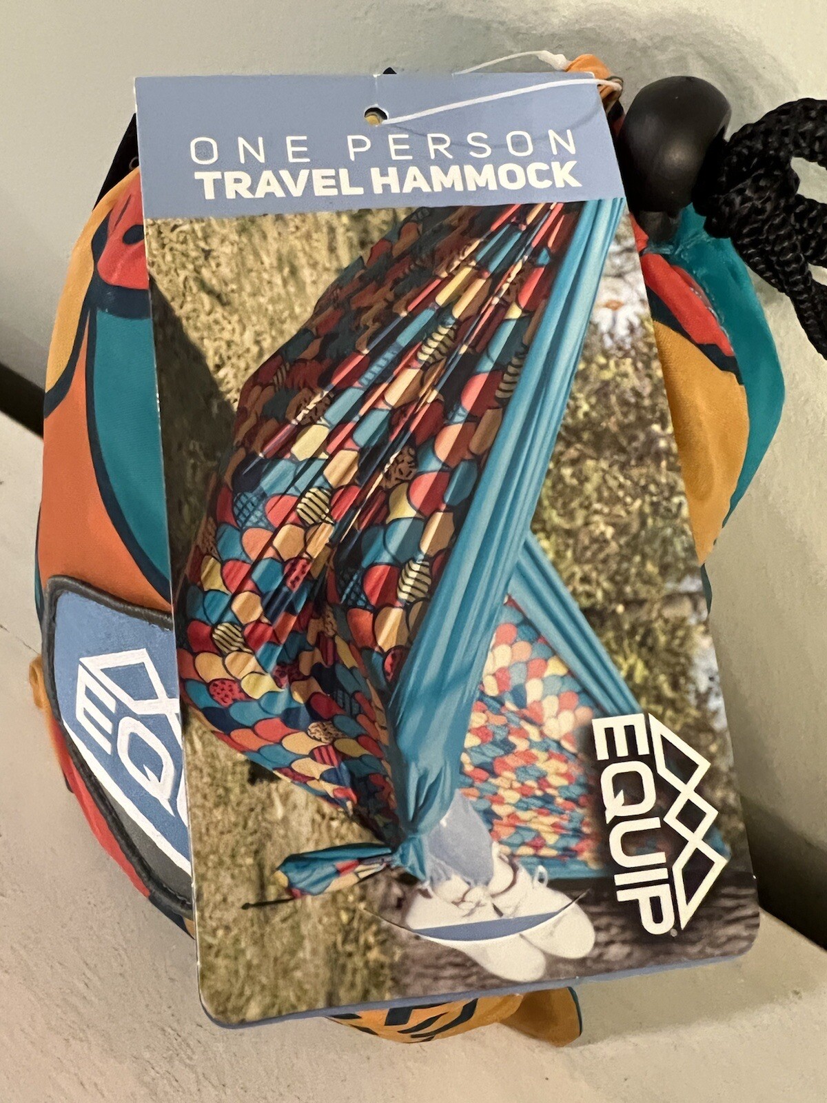 Travel Hammock Equip Lightweight Multicolor One Person Great For Camping NWT