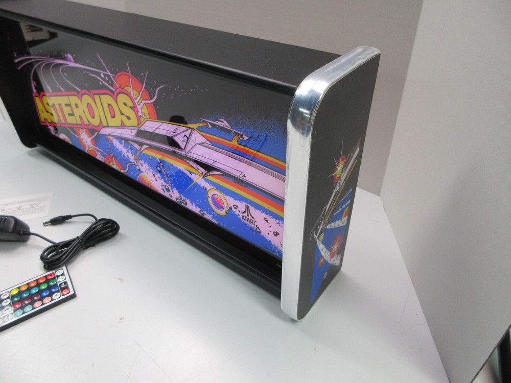 Asteroids Marquee Game/Rec Room LED Display light box