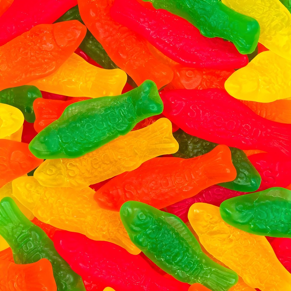 SWEDISH FISH Assorted Soft & Chewy Candy, Bulk Candy, 5 lb