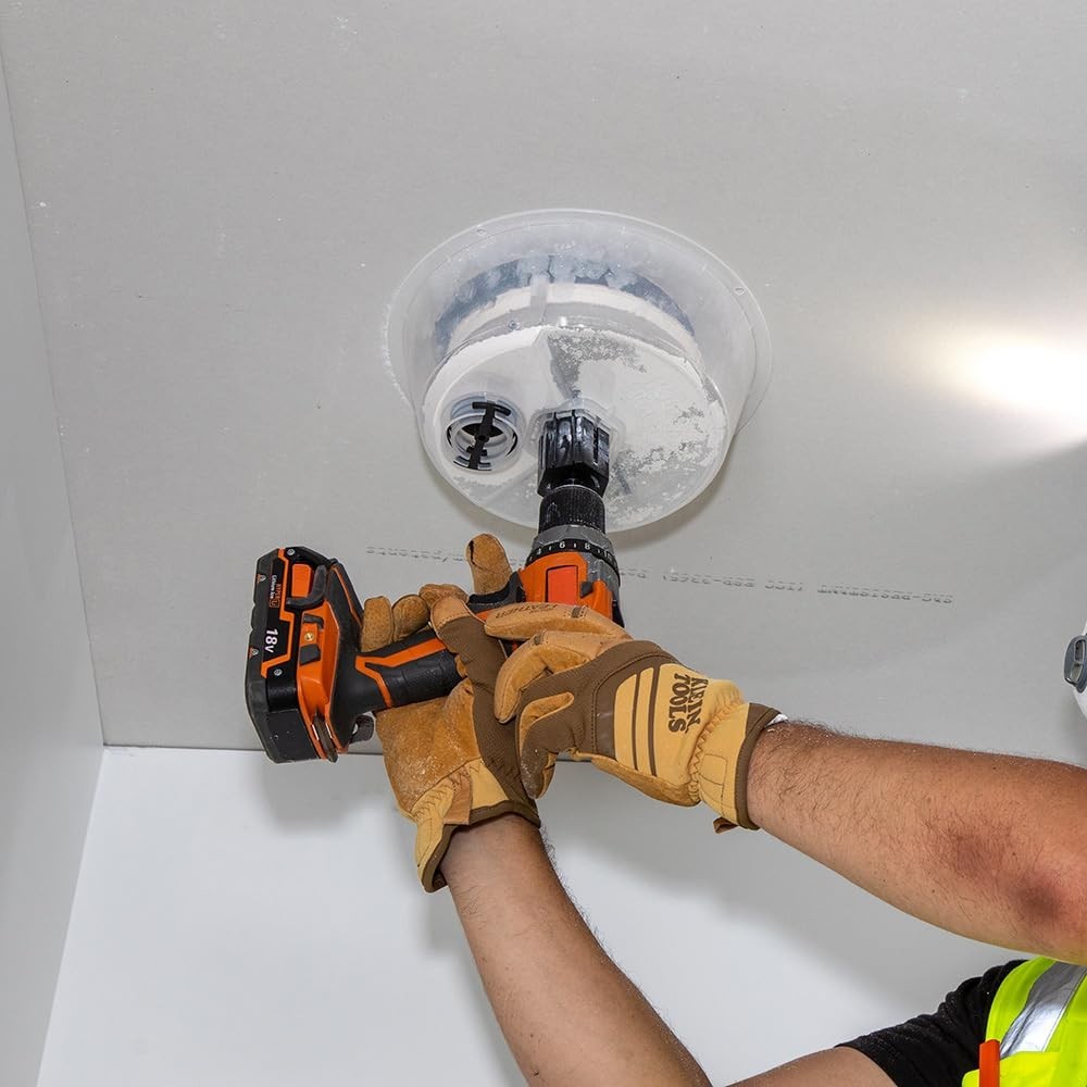 Precision Adjustable Round Hole Cutter for Drywall with Vacuum Port Integration