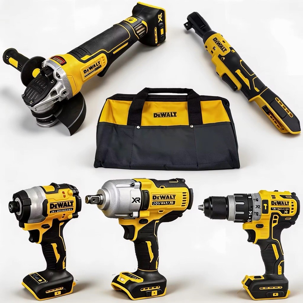 DEWALT 5pc 20V Li-Ion Brushless Cordless Tool Kit DCF850 DCF892 DCD796