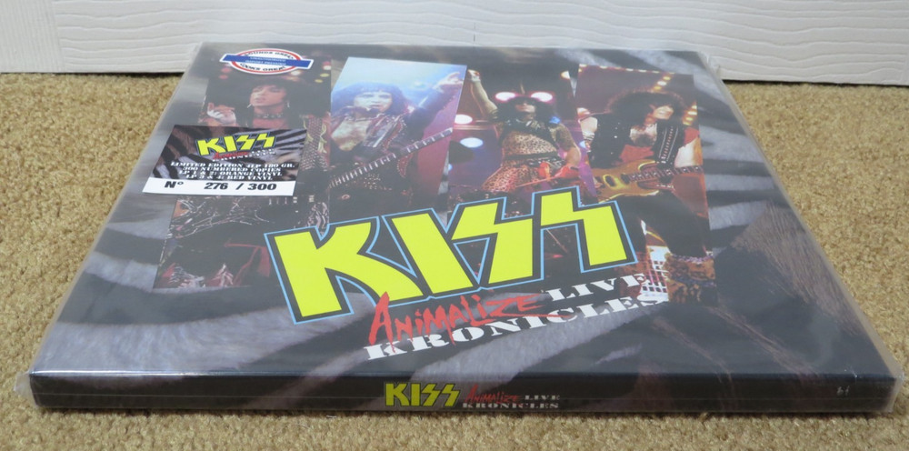 KISS ANIMALIZE LIVE KRONICLES 4LP BOX SET SEALED #276 / 300 COLORED VINYL