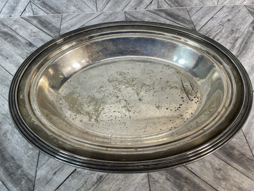 Vintage BSCEP Silver Plated Platter 4 Piece