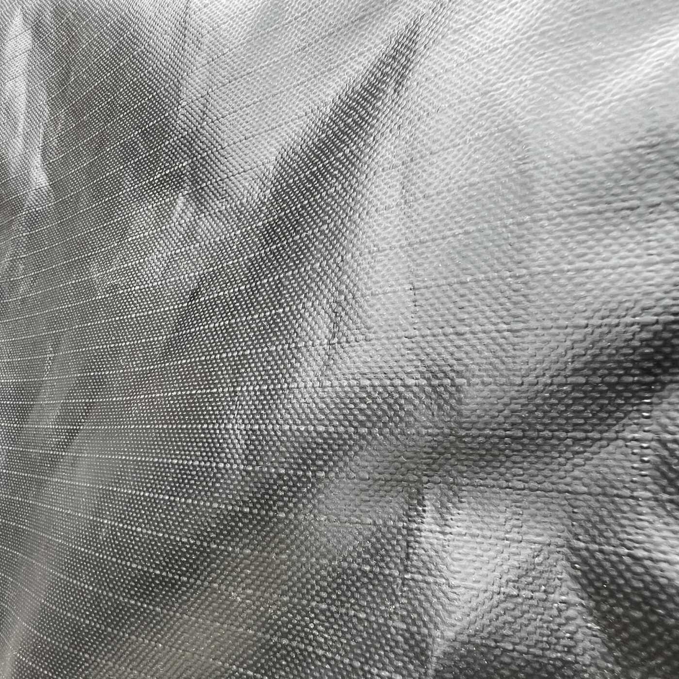 Lightweight Steel Tarp 16' x 27' - 4' Drop Flatbed Tarp Ripstop (60 lbs) - Black