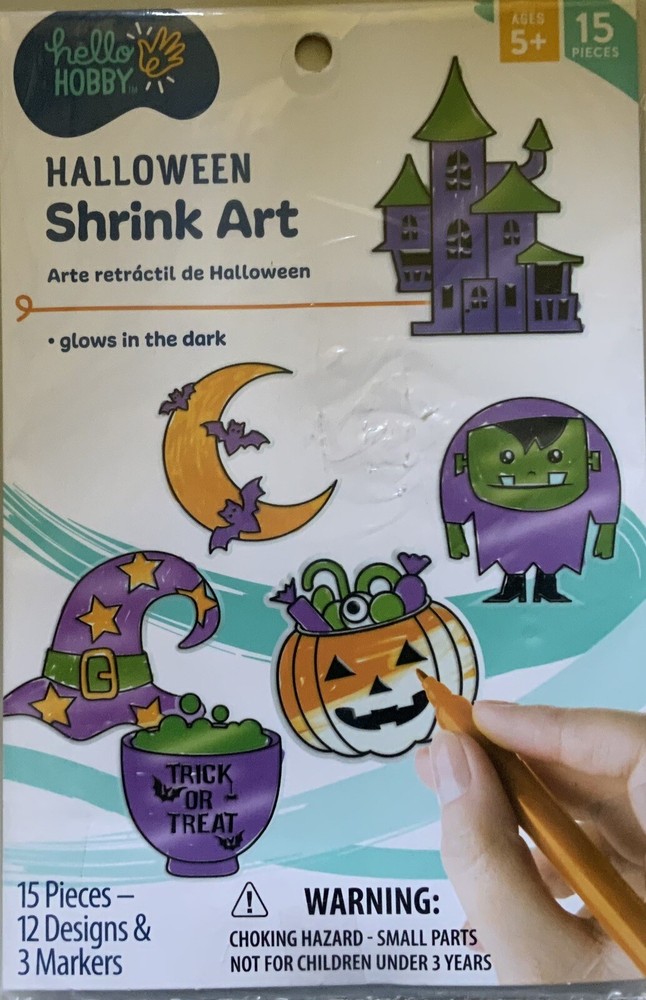 Halloween Shrink Art
