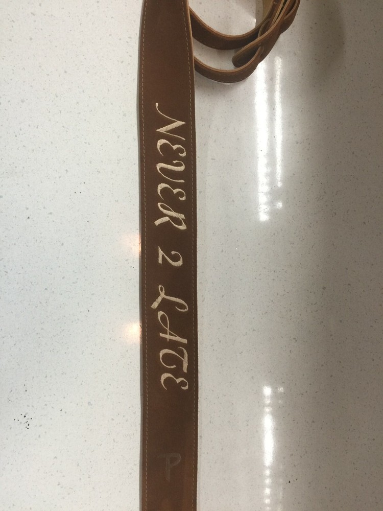 Custom Embroidered Guitar Strap