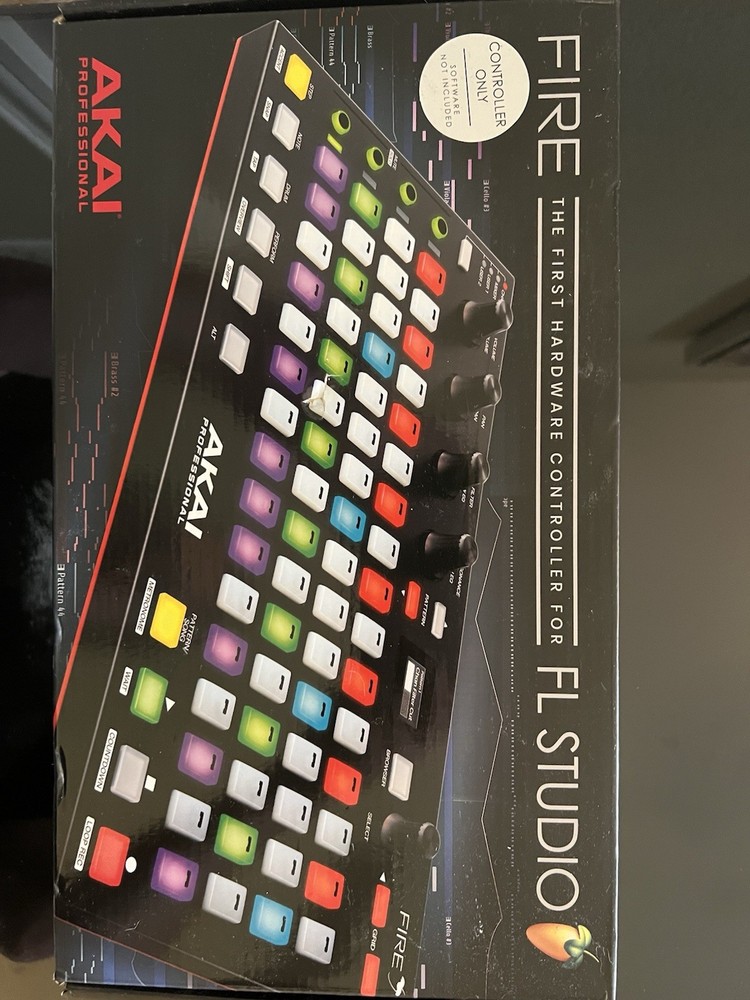 Akai Professional Fire 64 Pad Controller for FL Studio USB OLED BRAND NEW