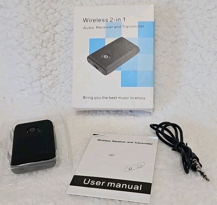 Ankilo Wireless 2- In- 1 Audio Receiver & Transmitter - Open Box - New
