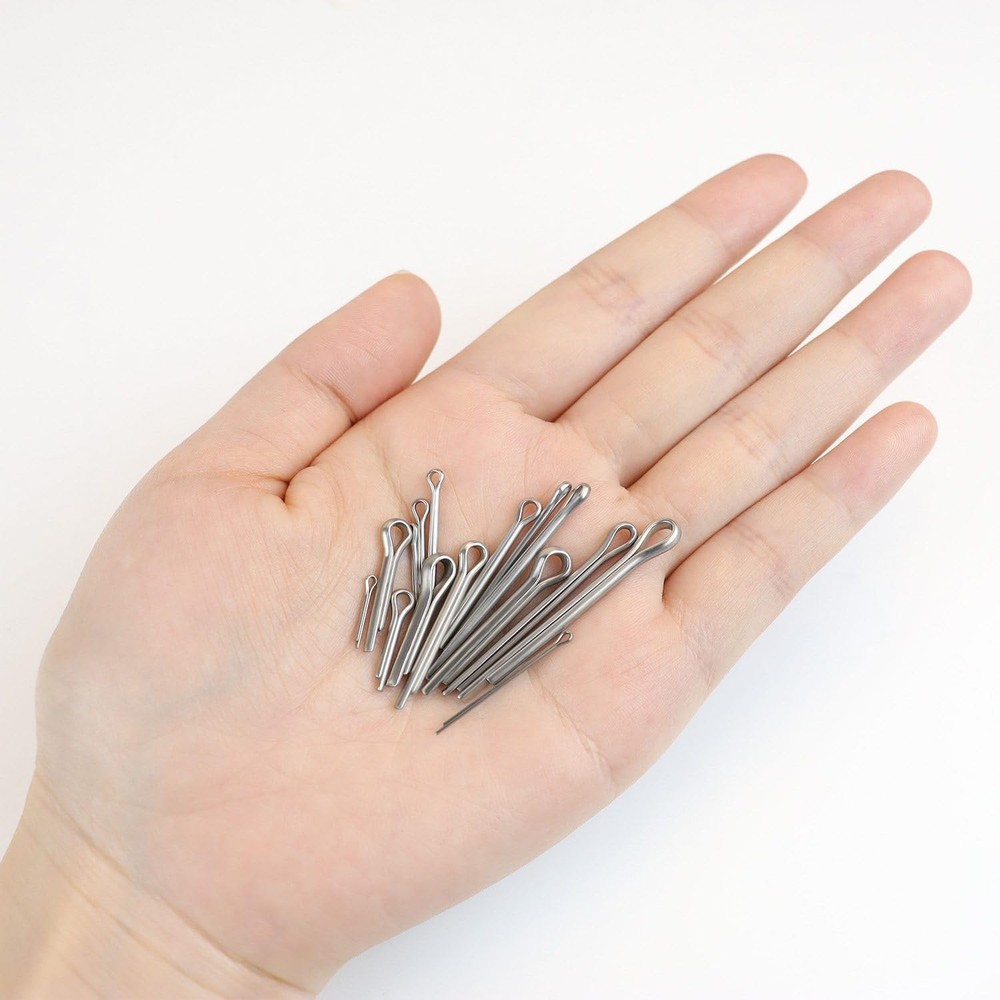 Mixed Cotter Pins 150 Pcs Stainless Assortment