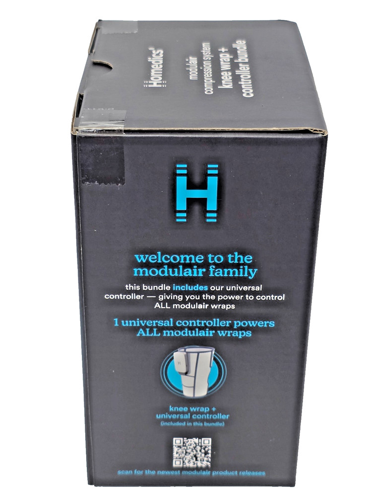 Homedics Modulair Compression System Knee Wrap Controller Bundle Pain Relief New