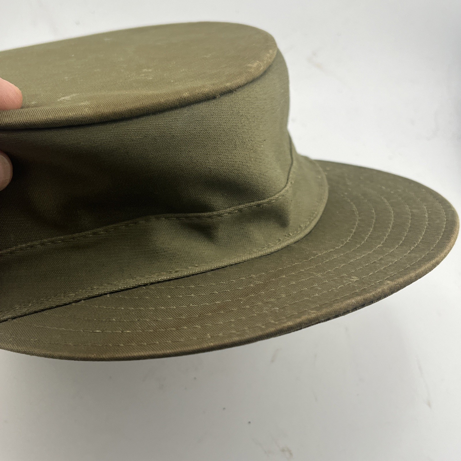 KOREAN WAR ERA 1950s US ARMY RIDGEWAY CAP - Rare Variant - Winter Version USAF