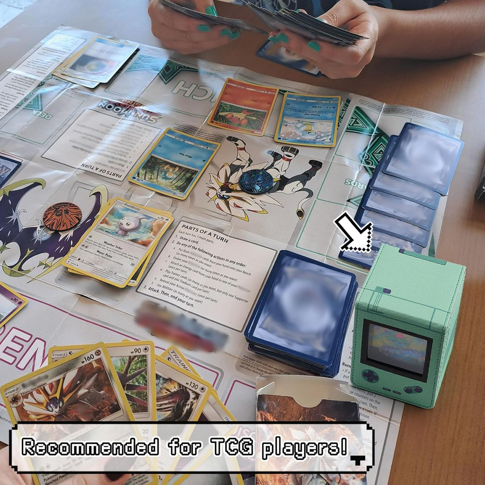 Retro Gaming Console MTG Deck Box with Commander Display