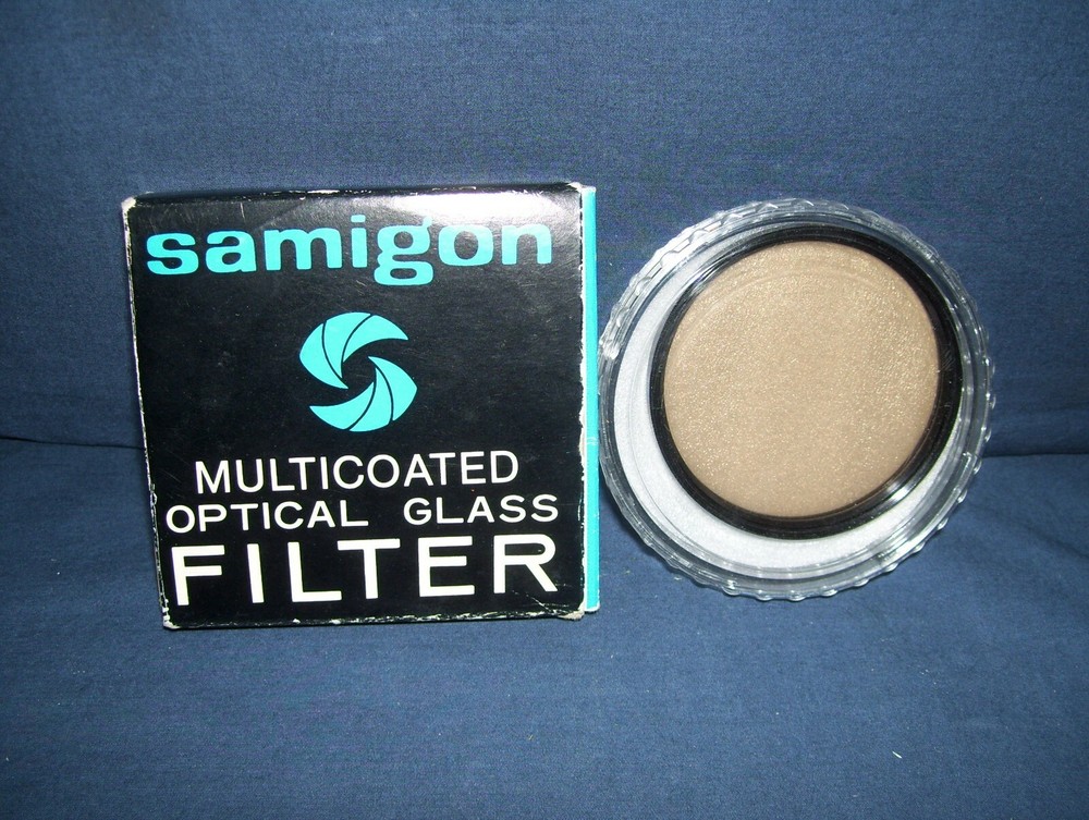 Samigon Multicoated Optical Glass Filter 72 m/m 81B Used