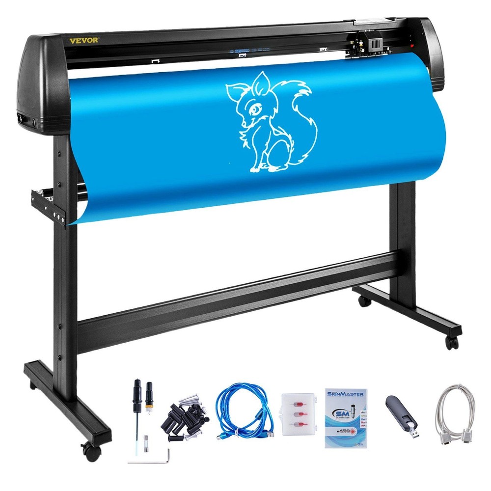 53in 1350mm LCD Vinyl Cutter & Plotter with Signmaster Software & Stand