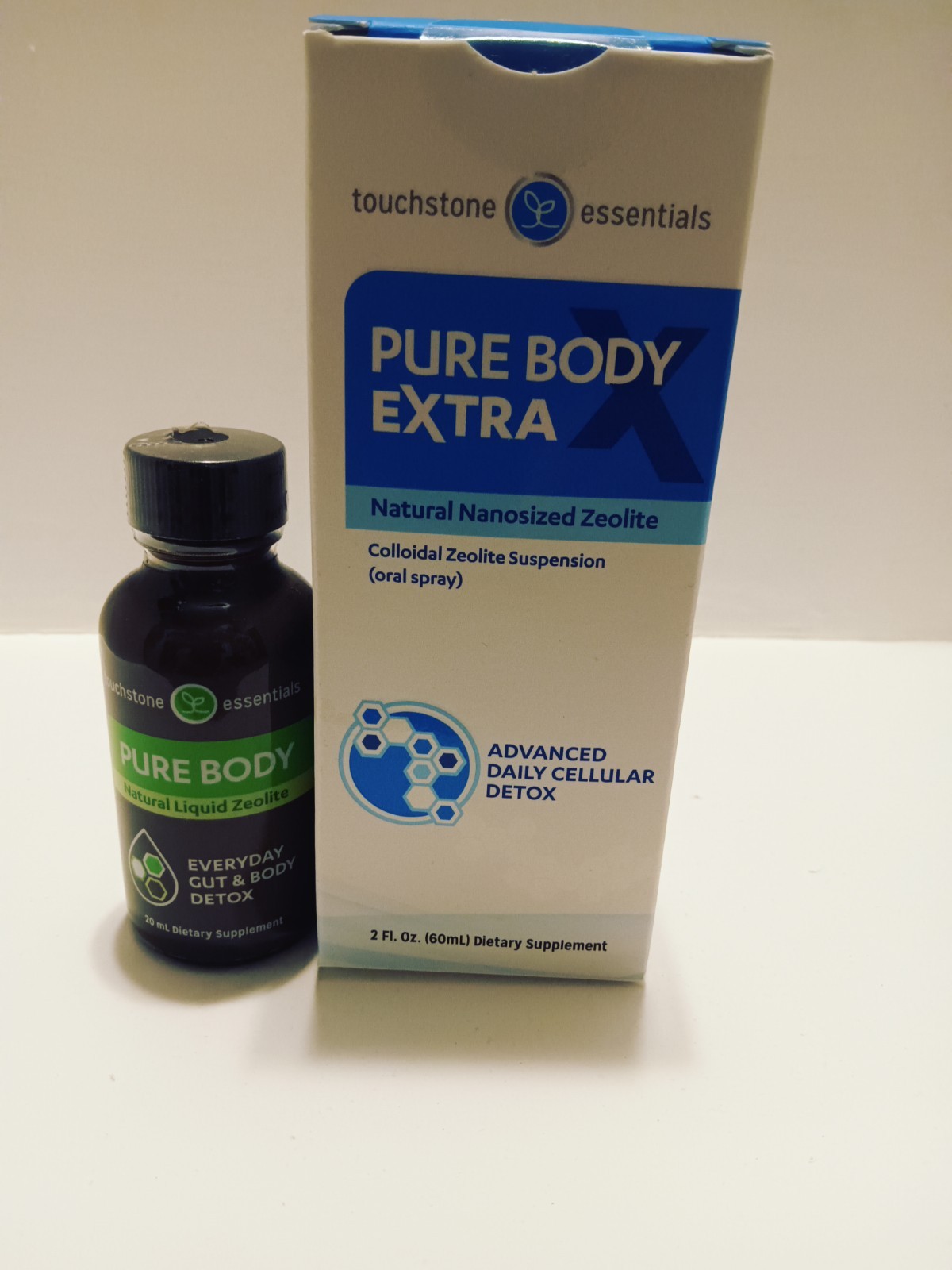 Touchstone Essentials Pure Body Extra Natural Zeolite | 2 Packages | FREE SHIP