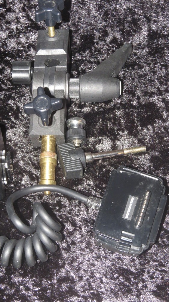 Promaster 5600 Electronic Flash, Canon Module, Promatic Ext Cord, Stroboframe