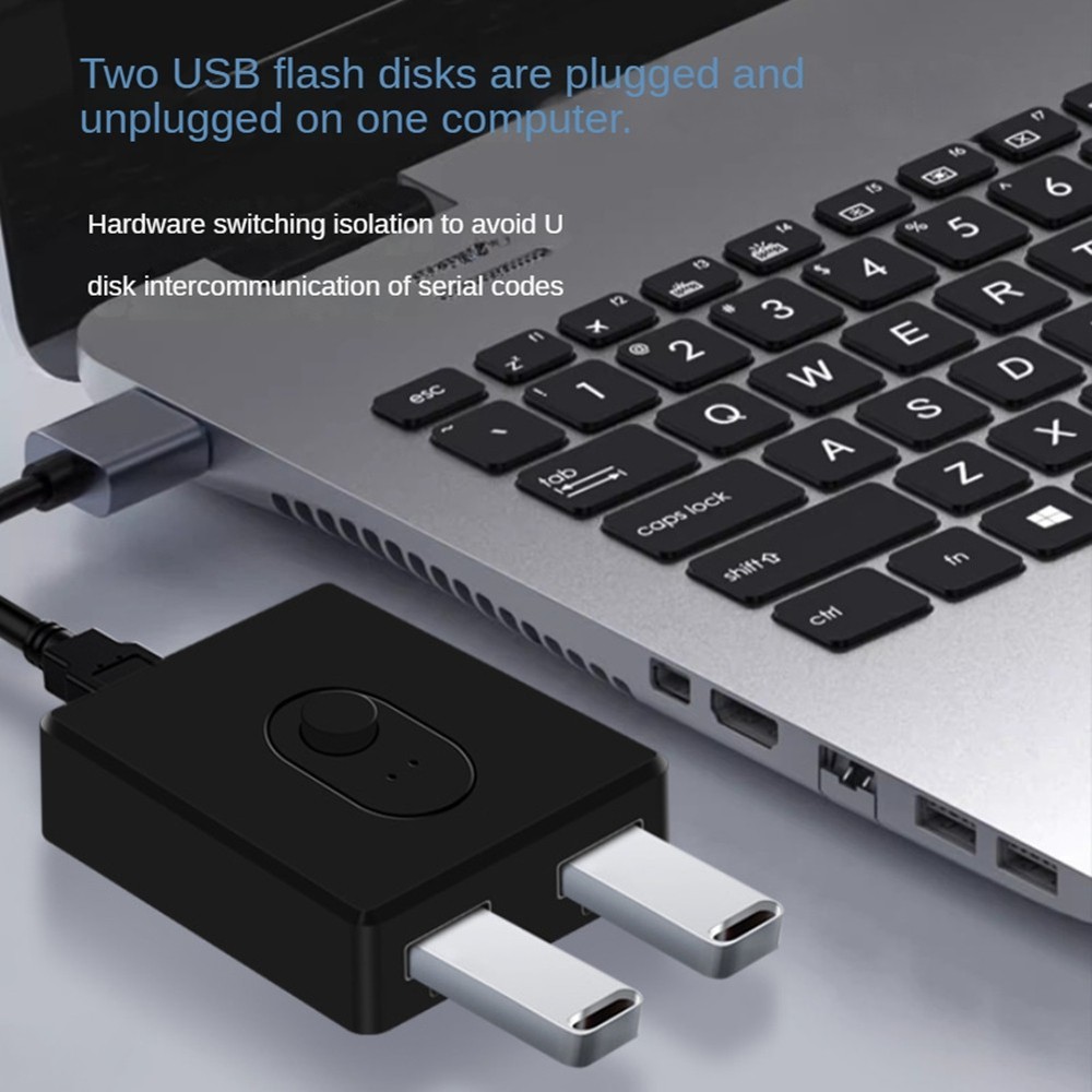 USB 2.0 KVM 1X2/2X1 Switcher USB Splitter Shared Controller for Laptop8991