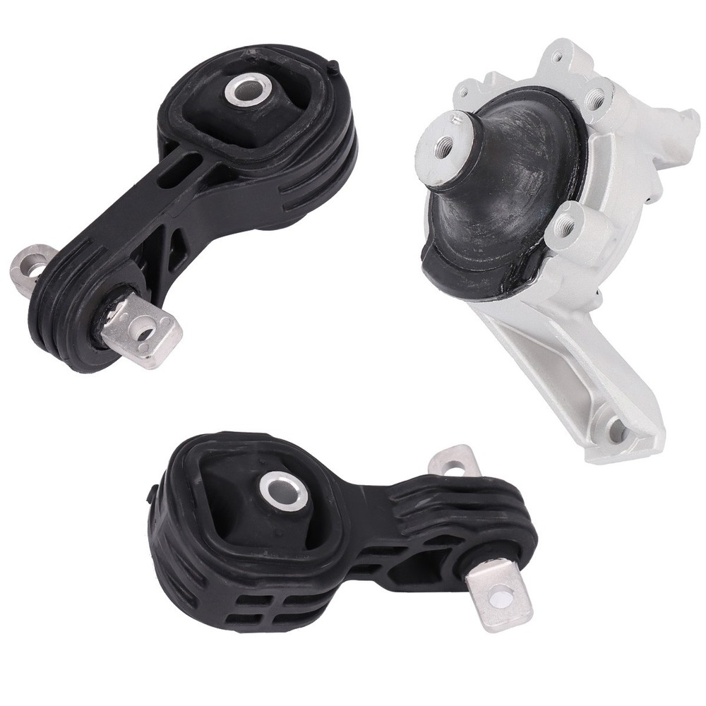 Front Engine Motor Mount and Torque Strut Mount Set Compatible with Honda 3PCS